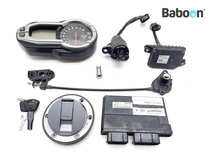 Contactslot Set met Immobiliser Triumph Tiger 800 XRT 2017-, Motoren, Onderdelen | Overige, Gebruikt, Verzenden