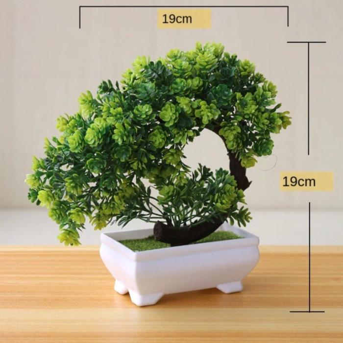 Kunst Bonsai Boom - Planten Nep Plant Plastic Decoratie, Huis en Inrichting, Woonaccessoires | Kunstplanten en Kunstbloemen, Nieuw