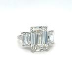 Zonder Minimumprijs - Ring - 14 karaat Witgoud - 10.14ct., Nieuw