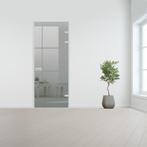 Glazen binnendeur XL voor stomp kozijn RVS beslag-Grijs geha, Bricolage & Construction, Vitres, Châssis & Fenêtres, Verzenden