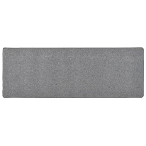 vidaXL Tapis de couloir Gris foncé 80x250 cm, Maison & Meubles, Ameublement | Tapis & Moquettes, Neuf, Envoi