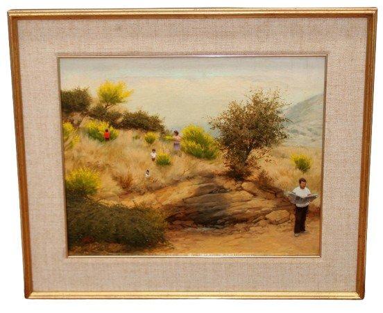 Jaume Rius i Bach (1948-2007) - NO RESERVE - Panorama, Antiek en Kunst, Kunst | Schilderijen | Klassiek