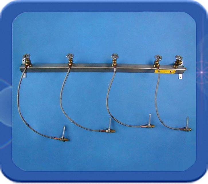 Batterijbalk 1 x 4 cilinders waterstof, Bricolage & Construction, Outillage | Soudeuses, Enlèvement ou Envoi