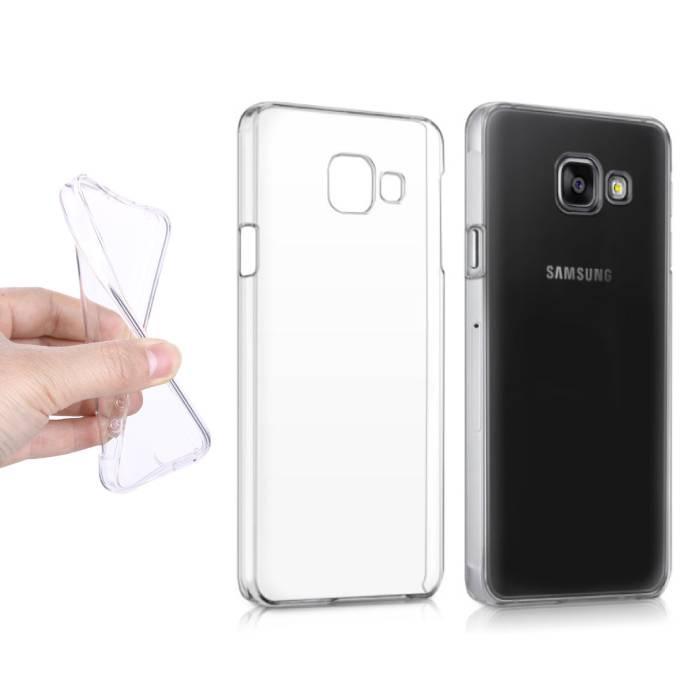 Samsung Galaxy A3 2016 Transparant Clear Case Cover Silicone, Télécoms, Téléphonie mobile | Housses, Coques & Façades | Samsung