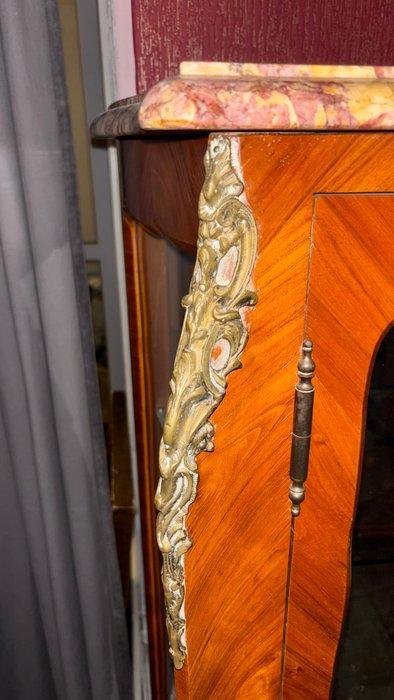 Vitrinekast - Tulpenboomhout - Vitrine, Antiek en Kunst, Curiosa en Brocante