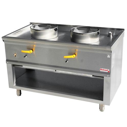 Wokfornuis | ASIA I | Gas | 2 Branders (2x 20/25/35kW) |, Zakelijke goederen, Horeca | Keukenapparatuur, Nieuw in verpakking, Verzenden