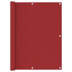 vidaXL Balkonscherm 120x600 cm oxford stof rood, Nieuw, Verzenden