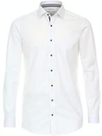 Venti Hyperflex Overhemd Wit Stretch Body Fit 123955600-000, Kleding | Heren, Nieuw, Verzenden