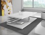 Salontafel Altea mat wit rechthoekig 120x60cm, Huis en Inrichting, Verzenden, Nieuw, 50 tot 100 cm, Minder dan 50 cm