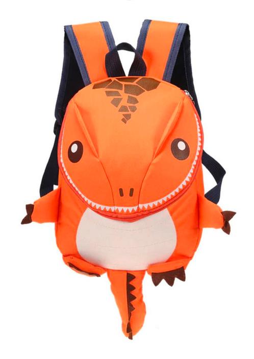 Rugtas Dino Oranje Veilig Kleine Rugzak Dinosaurus Monster T, Handtassen en Accessoires, Tassen | Schooltassen, Oranje, Nieuw