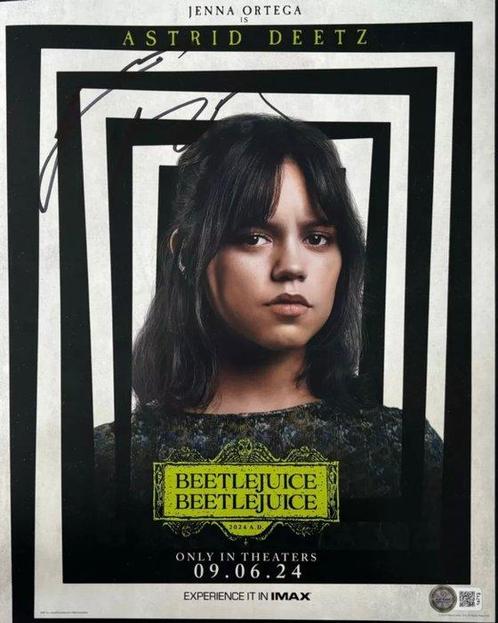 Beetlejuice - Signed by Jenna Ortega (Astrid), Verzamelen, Film en Tv