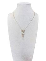 Zonder Minimumprijs - Ketting met hanger Zilver Parel -, Handtassen en Accessoires