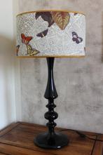 Lamp - met lampenkap met vintage Fornasetti stof - Hout,