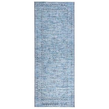 Vloerkleed - loper - vintage - 77x200 cm - blauw tinten beschikbaar voor biedingen