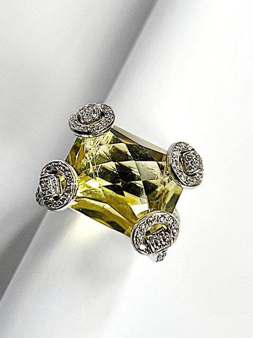 Gucci Or - Bague - 12.00 ct Citrine - Diamants, Handtassen en Accessoires, Antieke sieraden