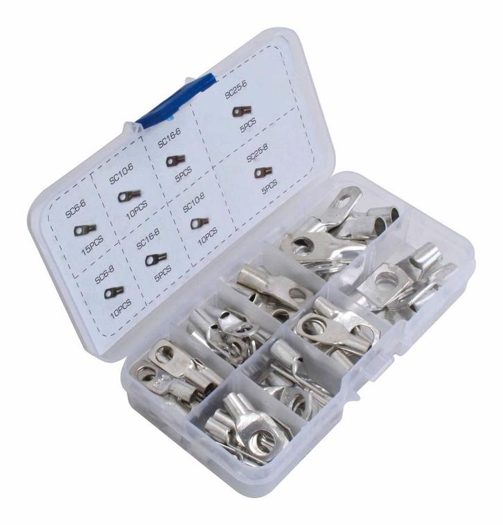 ASTA Assortiment perskabelschoen met oog 65-delig, Doe-het-zelf en Bouw, Elektriciteit en Kabels, Nieuw, Ophalen of Verzenden