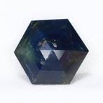 Zonder Minimumprijs - 1 pcs Blauw, Groen Saffier - 3.28 ct -, Nieuw