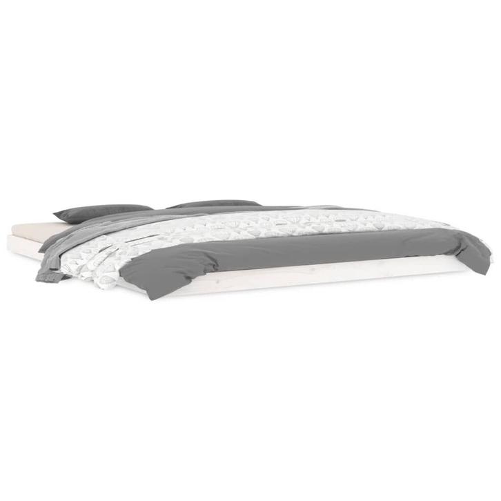 Grenen Bedframe Wit 180x200 | Retour Deal 46% | OP=OP, Huis en Inrichting, Slaapkamer | Bedden, 180 cm, 200 cm, Wit, Nieuw, Hout