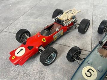 Schuco - Blikken speelgoed - Lot of 3 x Race Car Models