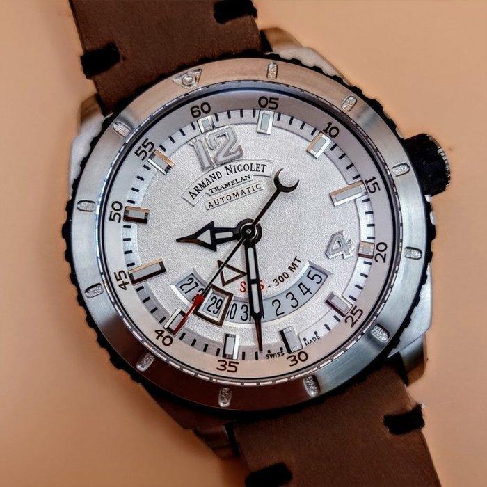 Armand Nicolet - S05-3 - A713BGN-AG-PK4140CA - Heren - 2020+, Handtassen en Accessoires, Horloges | Heren