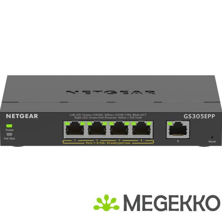 Netgear GS305EPP Managed switch, Computers en Software, Overige Computers en Software, Nieuw, Verzenden