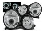 Angel Eyes koplampen Chrome geschikt voor Mercedes W210, Auto-onderdelen, Verzenden, Nieuw, Mercedes-Benz