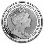 Britse Maagdeneilanden. 1 Dollar 2022 1 oz $1 British Virgin