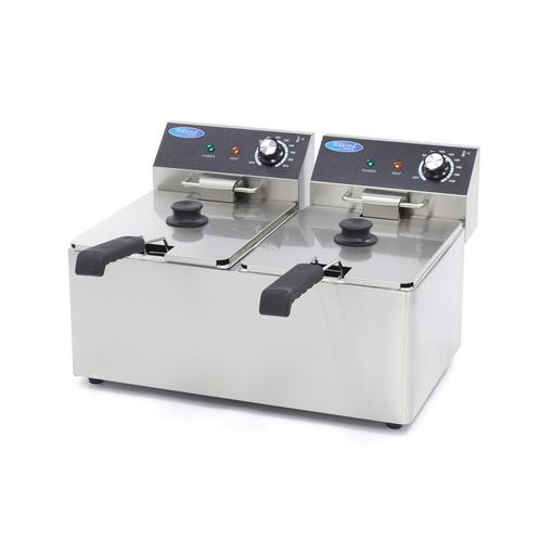 Friteuse - 2 x 8 L - 2 paniers - jusquà 2,8 kg de frites, Elektronische apparatuur, Frituurpannen, Verzenden