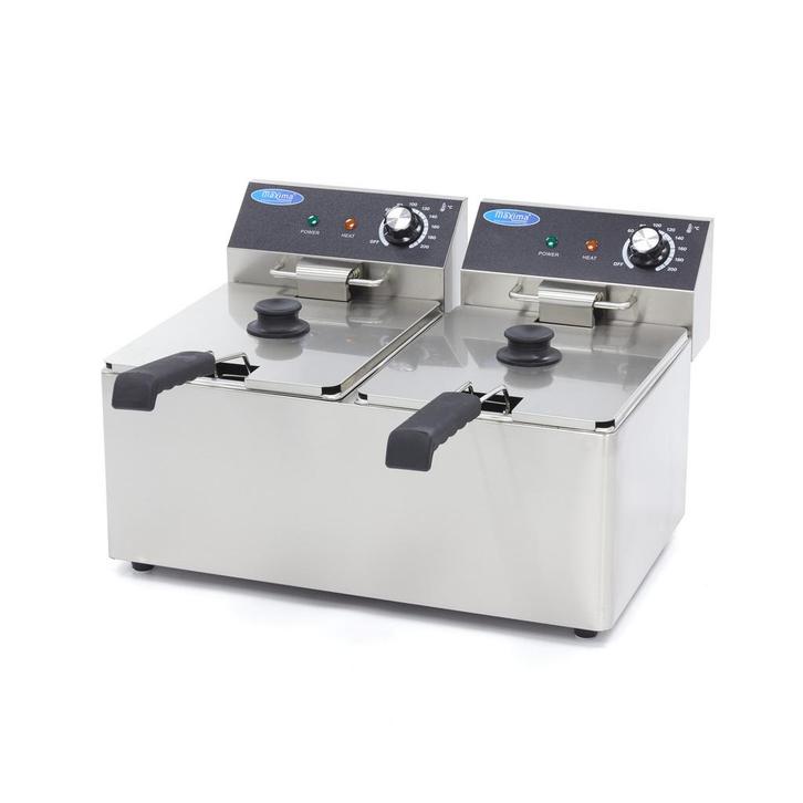 Friteuse - 2 x 8 L - 2 paniers - jusquà 2,8 kg de frites, Elektronische apparatuur, Frituurpannen, Verzenden
