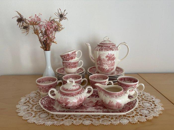 Villeroy & Boch - Koffieservies voor 6 - Burgenland Rot -, Antiek en Kunst, Antiek | Meubels | Tafels