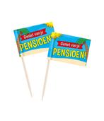 Pensioen Cocktailprikkers 50st, Hobby en Vrije tijd, Verzenden, Nieuw