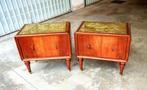 Nachtkastje (2) - Kersenhout - Tardo Déco 1940/50