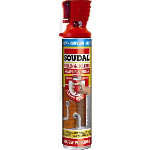 Soudal purschuim comfort genius champagne 600ml, Hobby en Vrije tijd, Knutselen, Nieuw