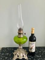 Olielamp - Glas, Verzilverd - XXL Olielamp