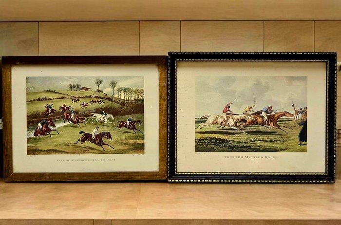 Wanddecoratie - Verenigd Koninkrijk - 2 oude gravures, Antiek en Kunst, Curiosa en Brocante