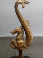 sculptuur, Ippocampo - 24.5 cm - Messing