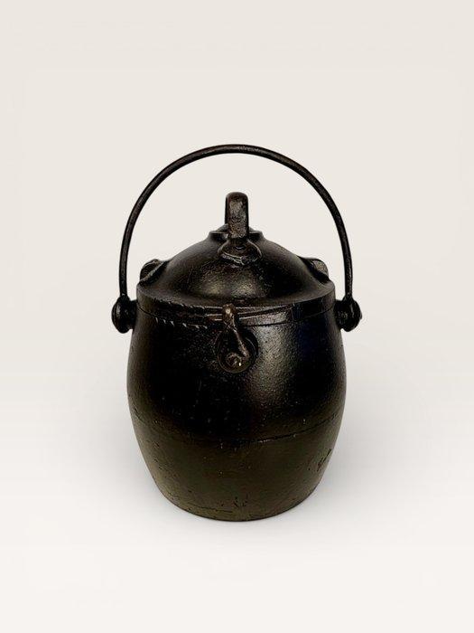Antique Heavy Cast Iron Glue Pot - Pot - fonte, Antiquités & Art, Curiosités & Brocante