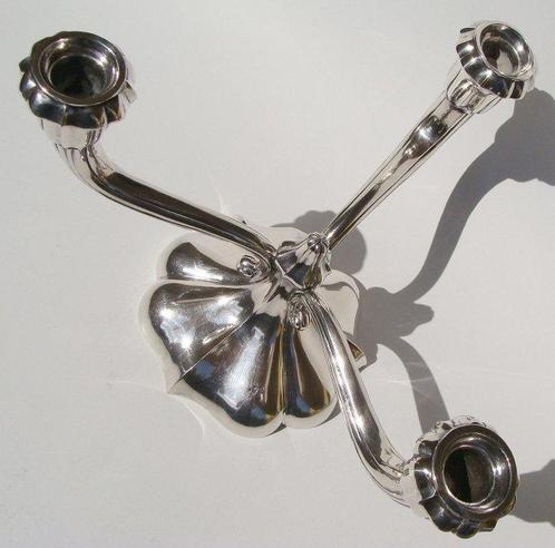 Gy. Schmidt - Kandelaar - 800 zilver, Antiek en Kunst, Antiek | Zilver en Goud