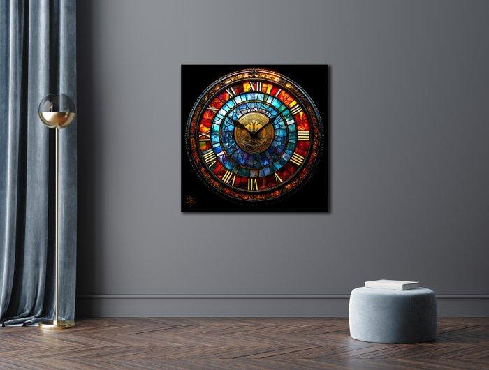 PLM-Art - The clock XL, Antiek en Kunst, Kunst | Schilderijen | Modern