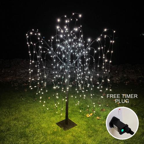Wilgenboom LED kerstverlichting - Zwart - 240 m hoog - 800, Divers, Noël, Envoi