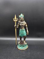 Beeld, Bronze Hindu God Shiva - 35 cm - Brons, Antiek en Kunst