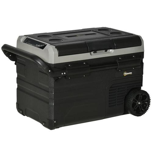 TRUUSK Koelbox Auto 40L - Met LED-verlichting - Compressor A, Auto diversen, Overige Auto diversen, Verzenden
