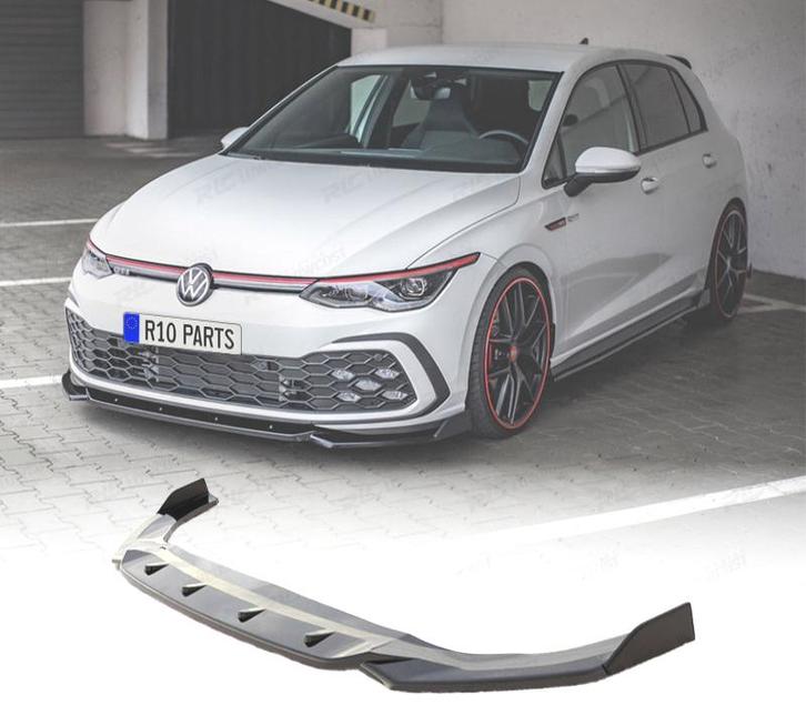 SPOILER LIP WV VOLKSWAGEN GOLF 8 GTI 24- NOIR BRILLANT, Auto-onderdelen, Carrosserie, Verzenden