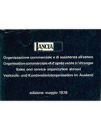 1976 LANCIA VERKOOP- EN SERVICEHANDBOEK, Autos : Divers, Modes d'emploi & Notices d'utilisation