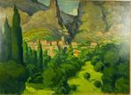 Pierre-Edmond Peradon (1893-1981) - Village de Moustier -, Antiek en Kunst