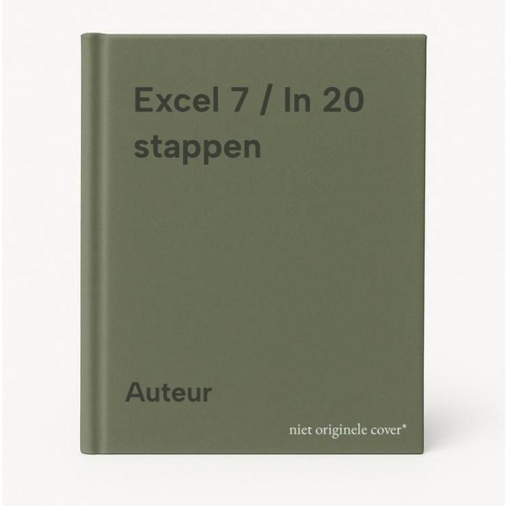 Excel 7 / In 20 stappen 9789041901125 Auteur, Livres, Informatique & Ordinateur, Envoi