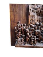 Aldophe Baivier (1887 - 1962 ) - Relief, Le retour, Antiek en Kunst, Antiek | Keramiek en Aardewerk