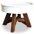vidaXL Table basse Bois de récupération massif 60 x 45, Maison & Meubles, Tables | Tables de salon, Neuf, Verzenden
