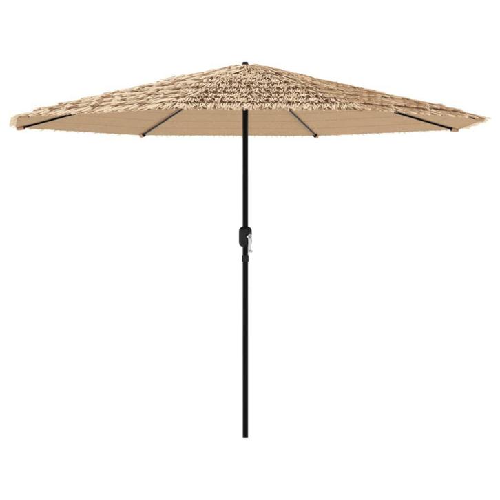 Grote Parasol Bruin | Retour Deal | Ideaal voor de Horeca!, Tuin en Terras, Parasols, 3 tot 4 meter, Waterdicht, Nieuw, Stokparasol