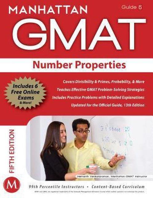 Manhattan GMAT Number Properties, Guide 5 9781935707653, Livres, Livres Autre, Envoi